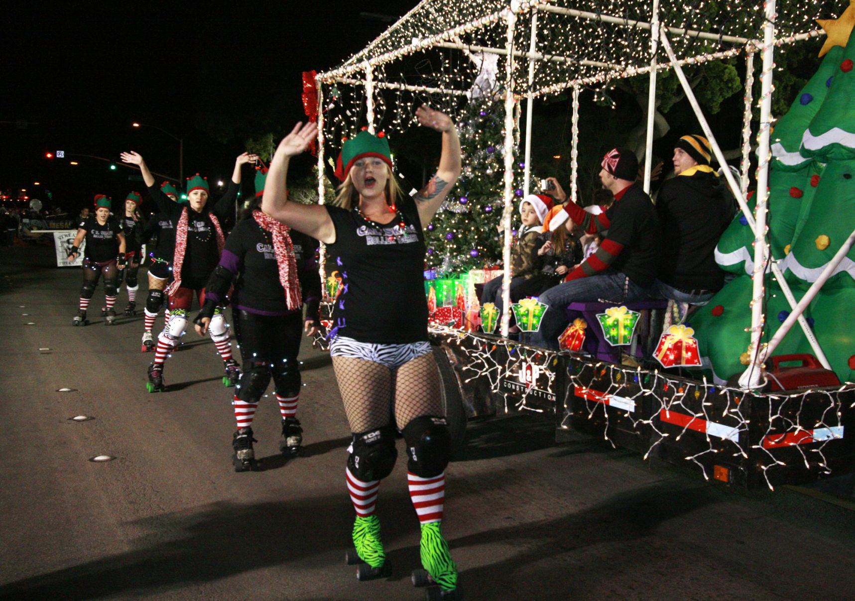 Roller Derby Christmas - 2010